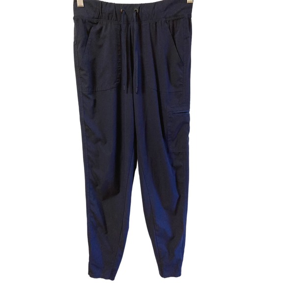 Champion Navy Drawstring Lightweight Sweatpants Sz S - Picture 1 of 7
